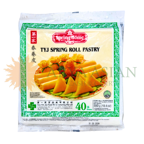 TYJ 8.5'' SPRING ROLL PASTRY 40 SHEET