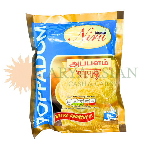NIRU POPPADOM 3INCH 150G