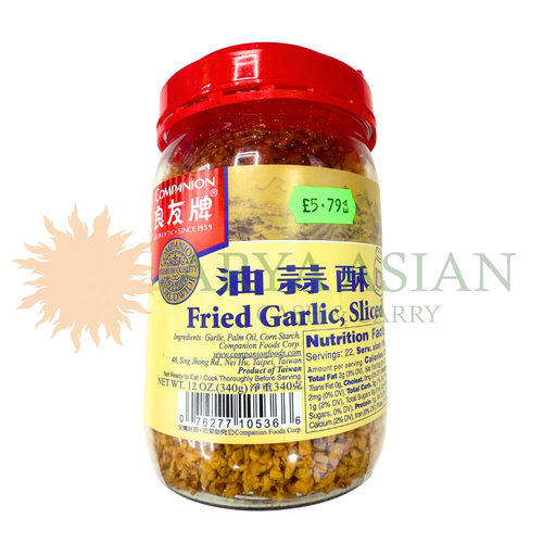 COMPANION FRIED GARLIC SLICED 340G