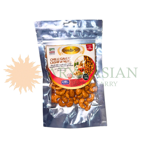 INNDUSRI CHILLI GARLIC CASHEW NUTS 100G