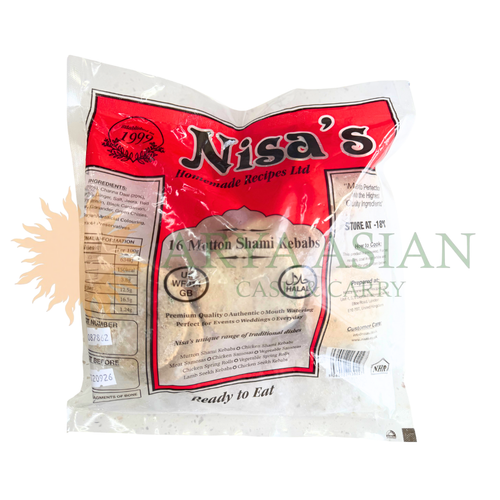 NISAS 16 SHAMI  MUTTON KEBABS