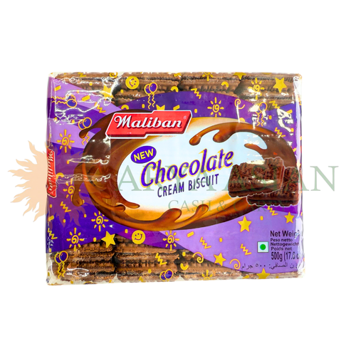 MALIBAN CHOCOLATE CREAM BISCUIT 500G