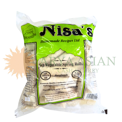 NISA'S VEGETABLE SPRING ROLLS X50