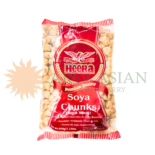 HEERA SOYA CHUNKS 500G